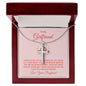 Stainless Steel Cross Necklace - Girlfriend 1