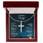 Stainless Steel Cross - Ask the Lords Help Wife