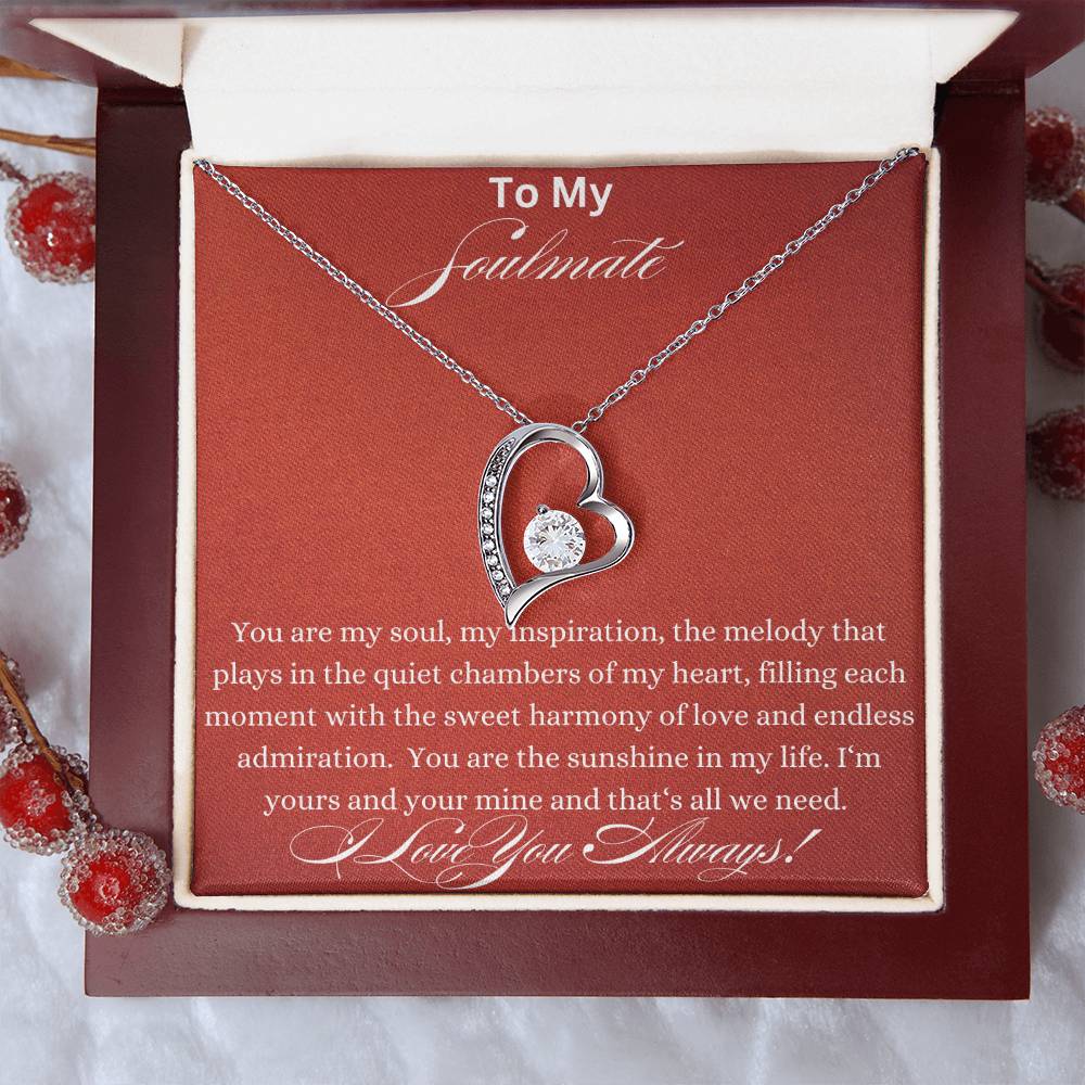 Forever Love Necklace - You Are My Soul Soulmate