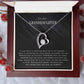 Forever Love Necklace - Braver, Stronger, Smarter Granddaughter