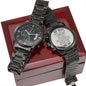 Engraved Black Chronograph Watch - My Man (Boyfriend)