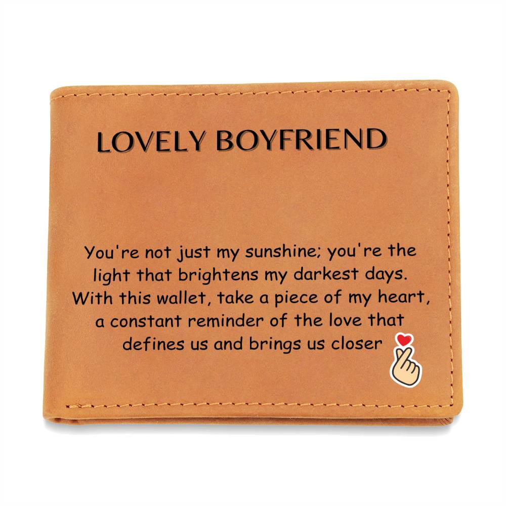 Engraved Wallet - My Sunshine Boyfriend