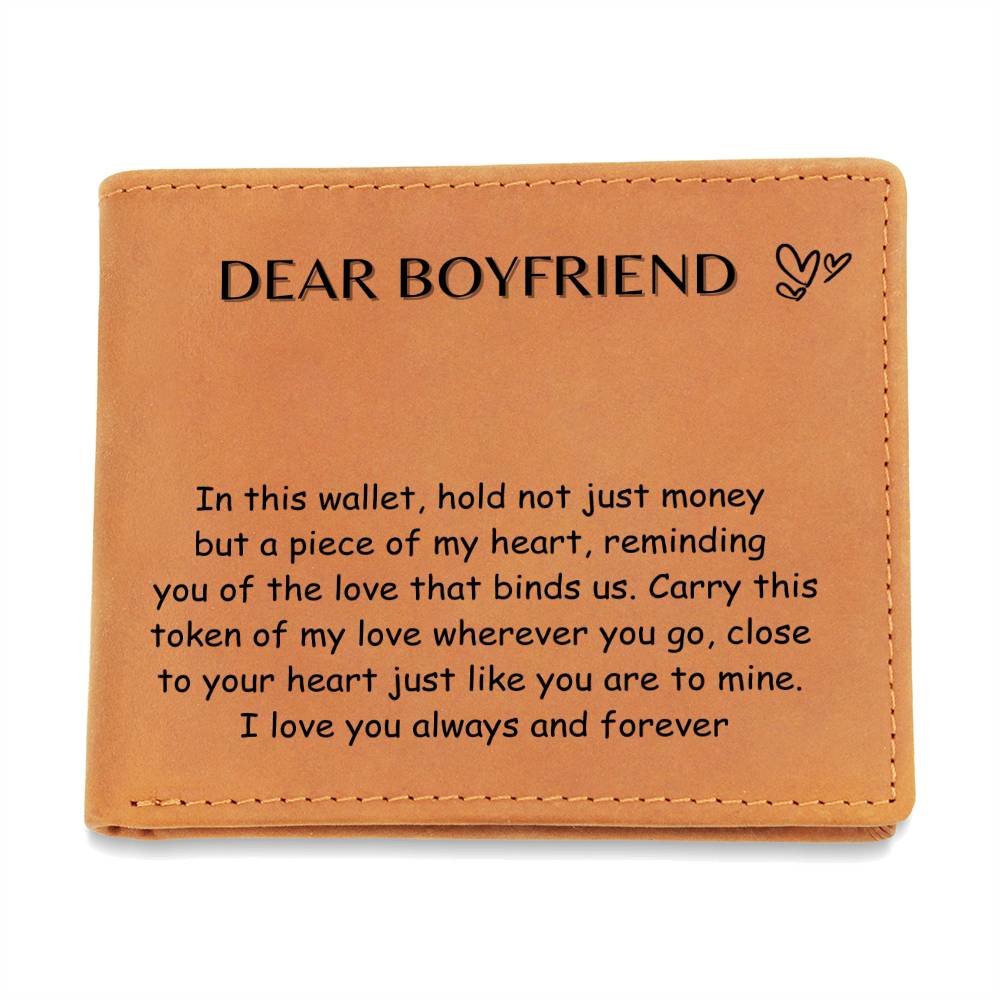 Engraved Wallet - Piece of My Heart Boyfriend