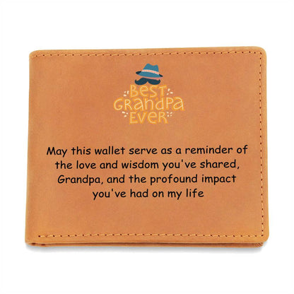 Engraved Wallet - Love Grandpa