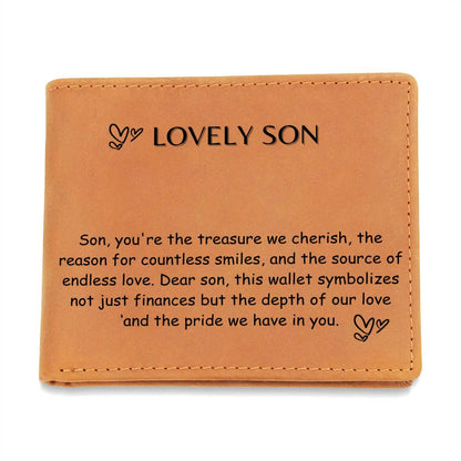 Engraved Wallet - Lovely Son