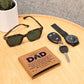 Engraved Wallet - You are the anchor Dad