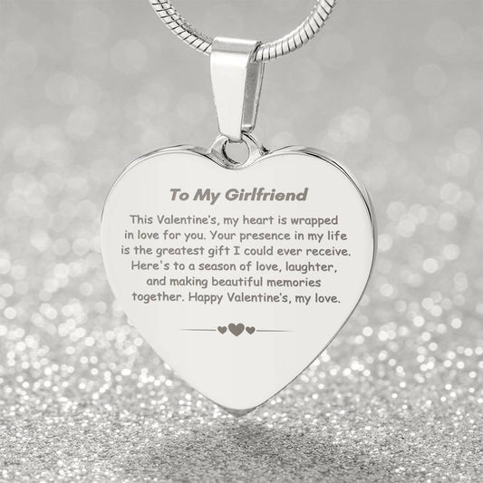 Valentine's Girlfriend - Heart Necklace