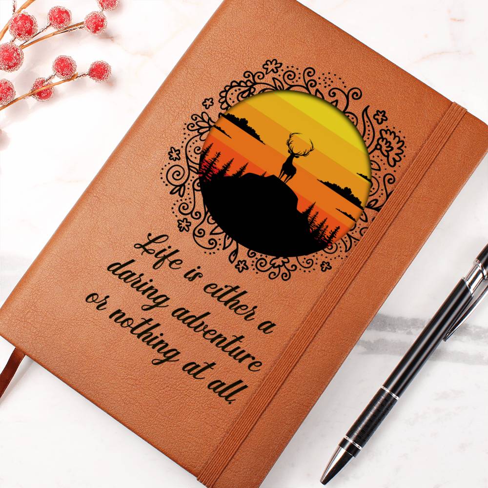 Engraved Journal - LIfe is a Daring Adventure