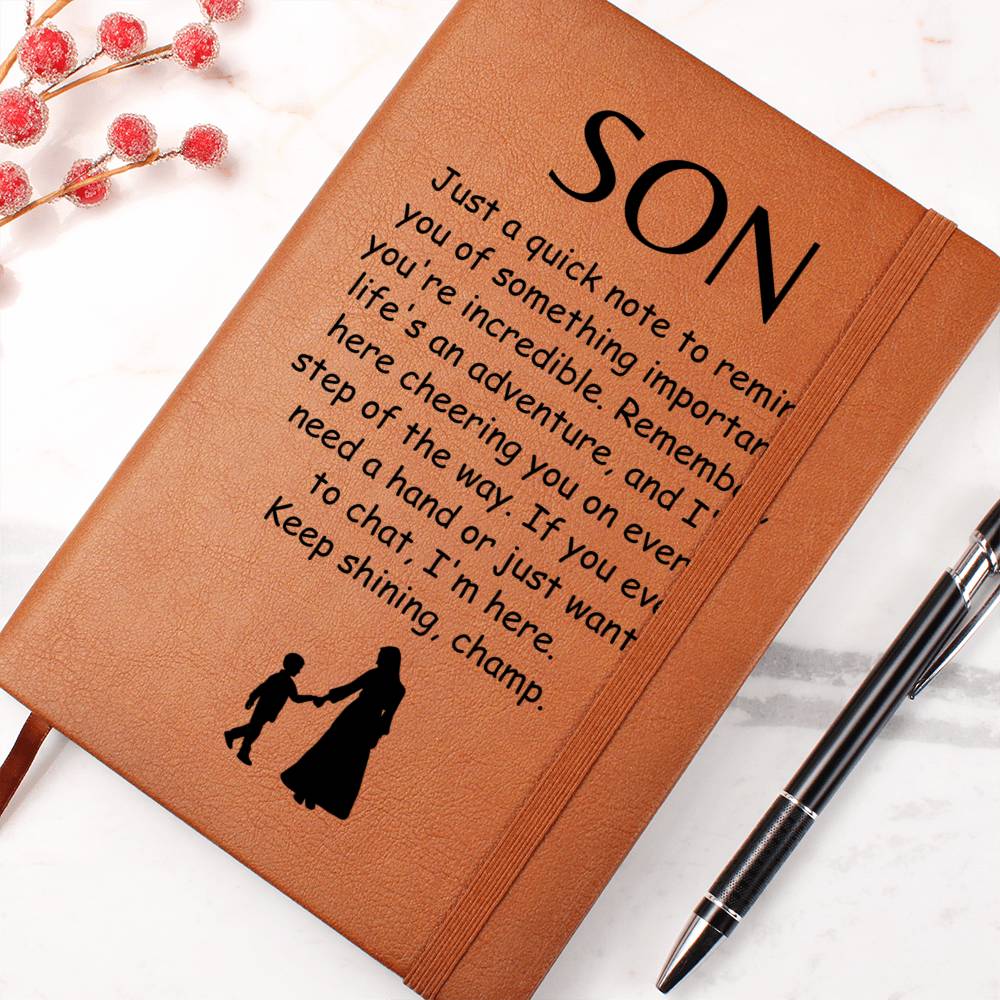 Engraved Journal - Something Important Son