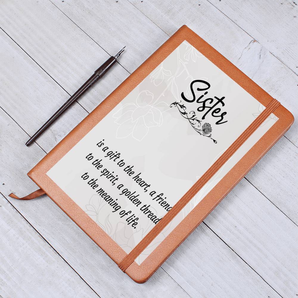 Engraved Journal - Gift to the Heart Sister