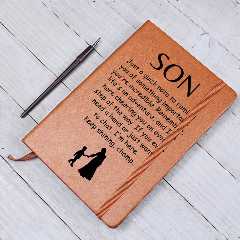 Engraved Journal - Something Important Son