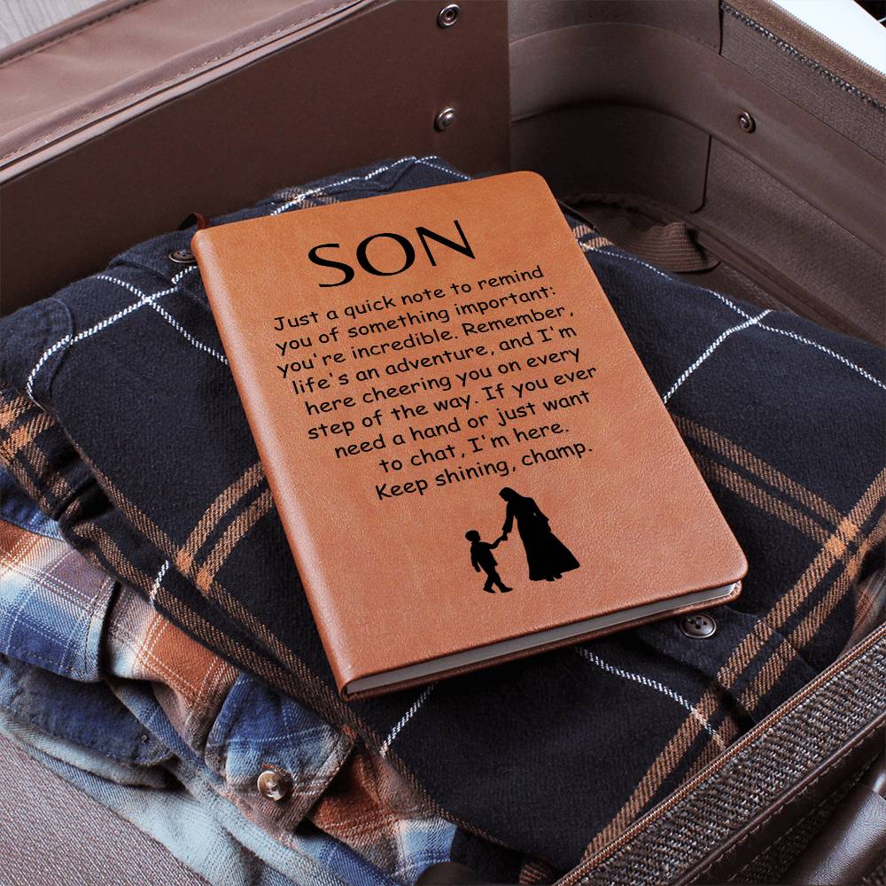 Engraved Journal - Something Important Son