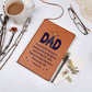 Engraved Journal - You are the Anchor Dad