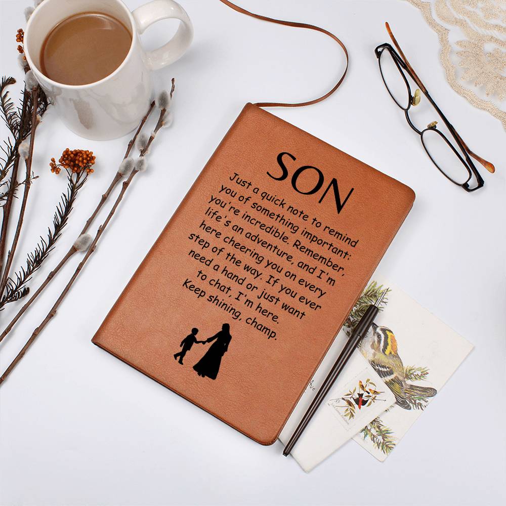 Engraved Journal - Something Important Son