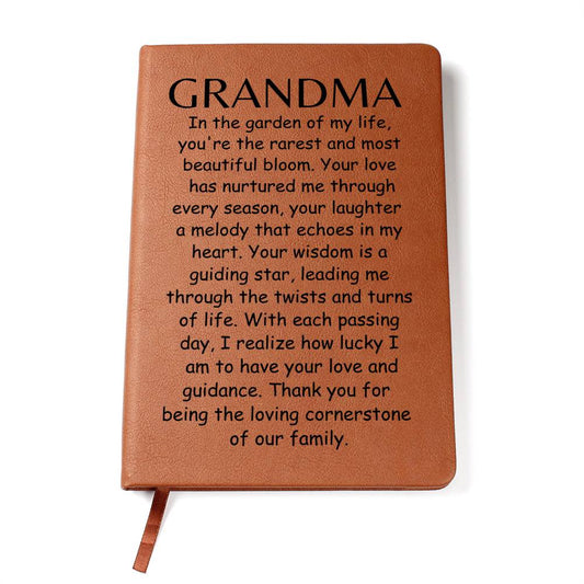 Engraved Journal - Beautiful Bloom Grandma