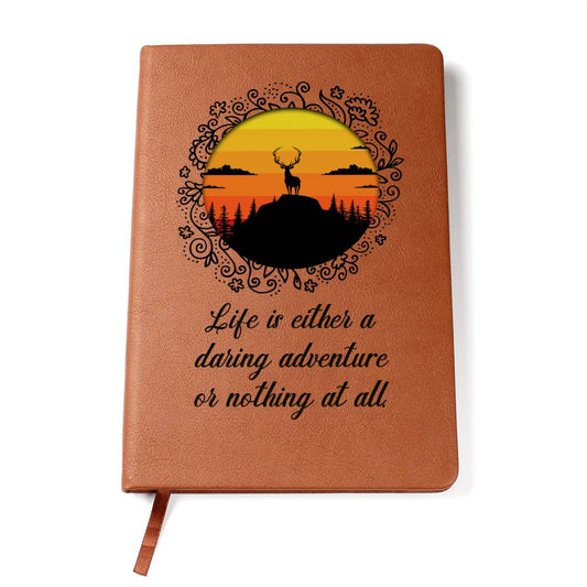 Engraved Journal - LIfe is a Daring Adventure