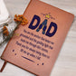 Engraved Journal - You are the Anchor Dad