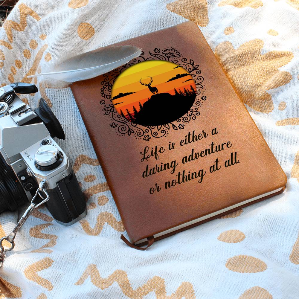 Engraved Journal - LIfe is a Daring Adventure