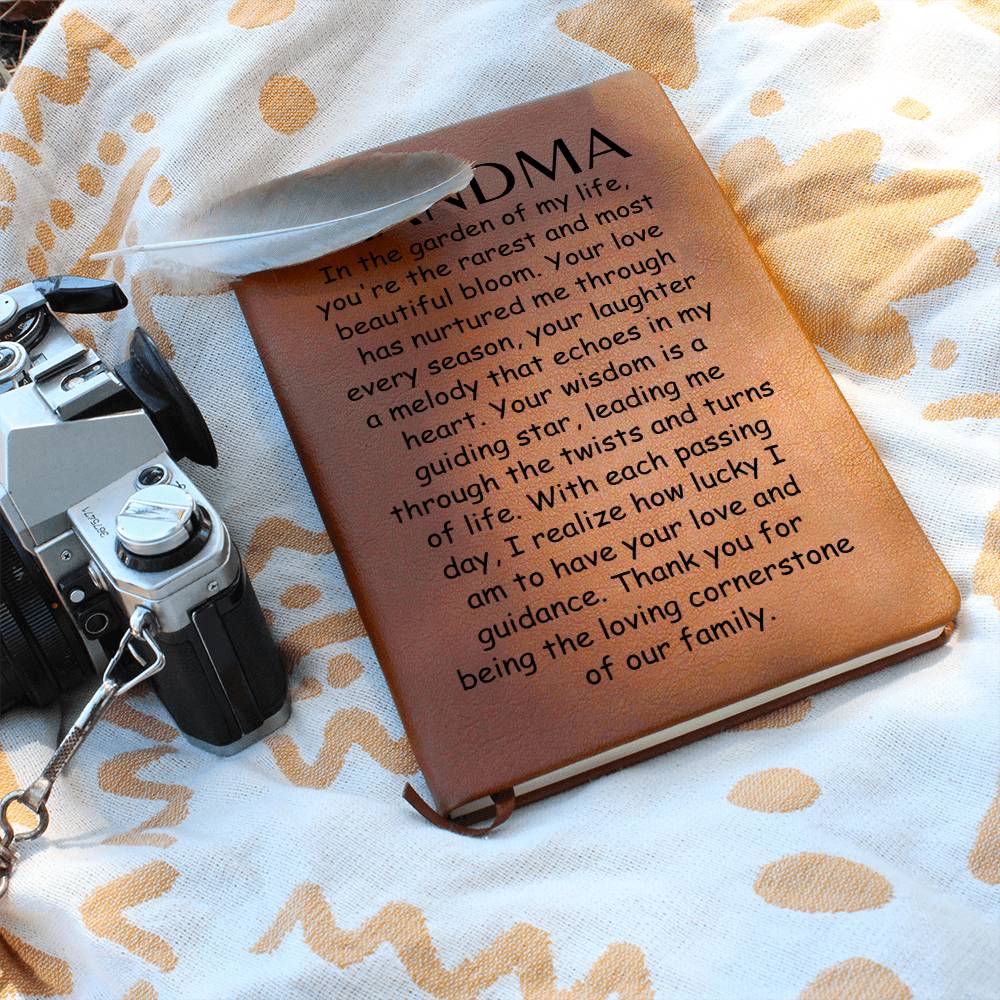 Engraved Journal - Beautiful Bloom Grandma