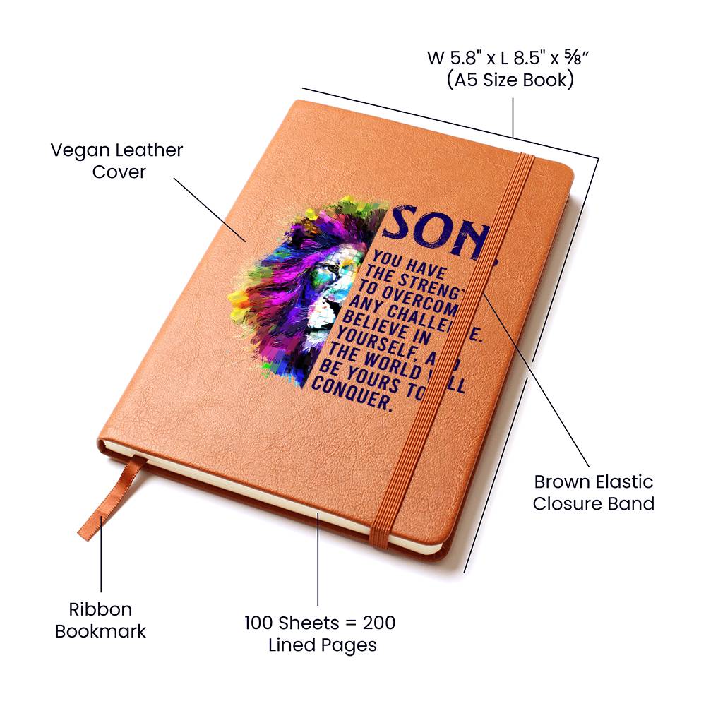 Engraved Journal - Son Your Strength