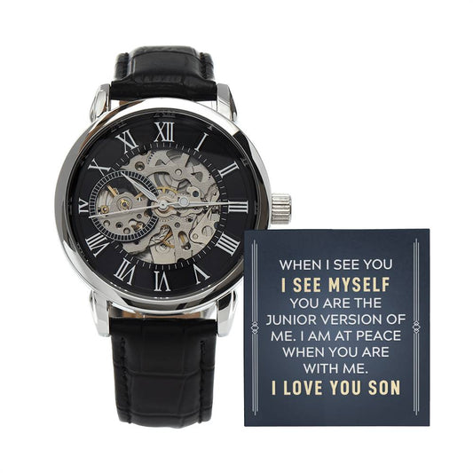 Men's Openwork Watch - Love You Son