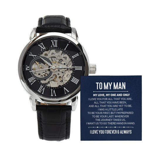 Men's Openwork Watch - To My Man (Boyfriend)