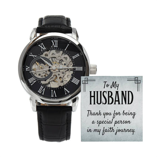 Men's Openwork Watch - To My Husband