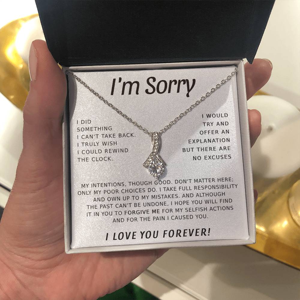 Apology Gift For Her - I Take Full Responsibility - Alluring Beauty Necklace