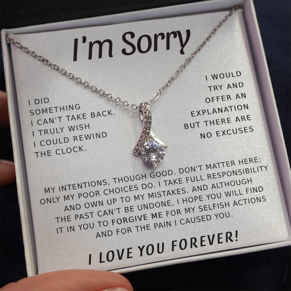 Apology Gift For Her - I Take Full Responsibility - Alluring Beauty Necklace