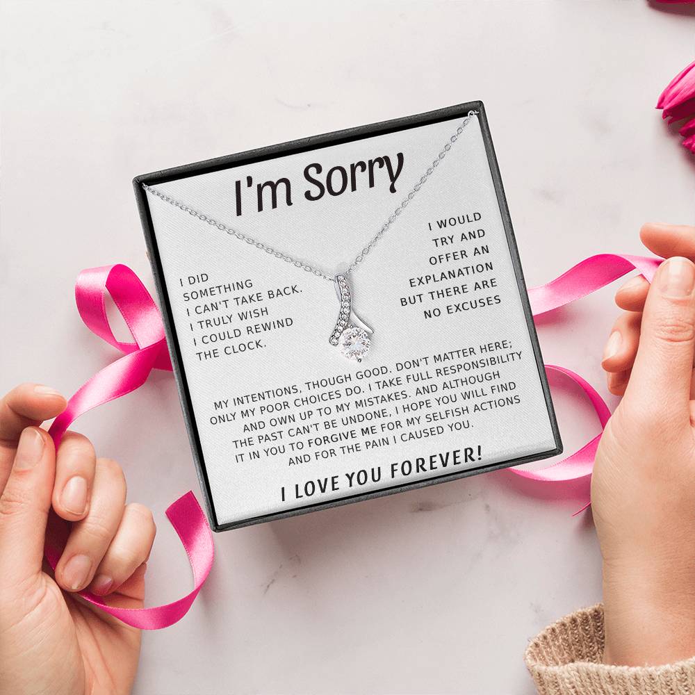 Apology Gift For Her - I Take Full Responsibility - Alluring Beauty Necklace