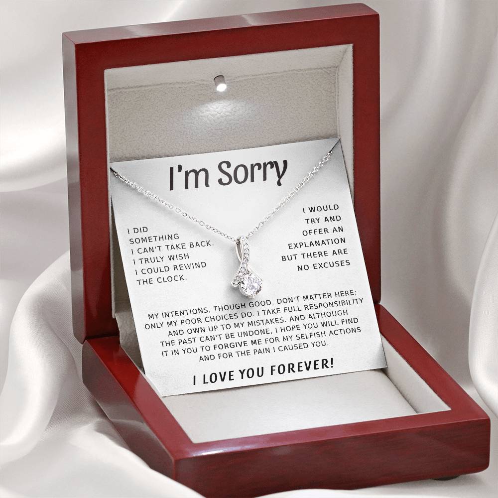 Apology Gift For Her - I Take Full Responsibility - Alluring Beauty Necklace