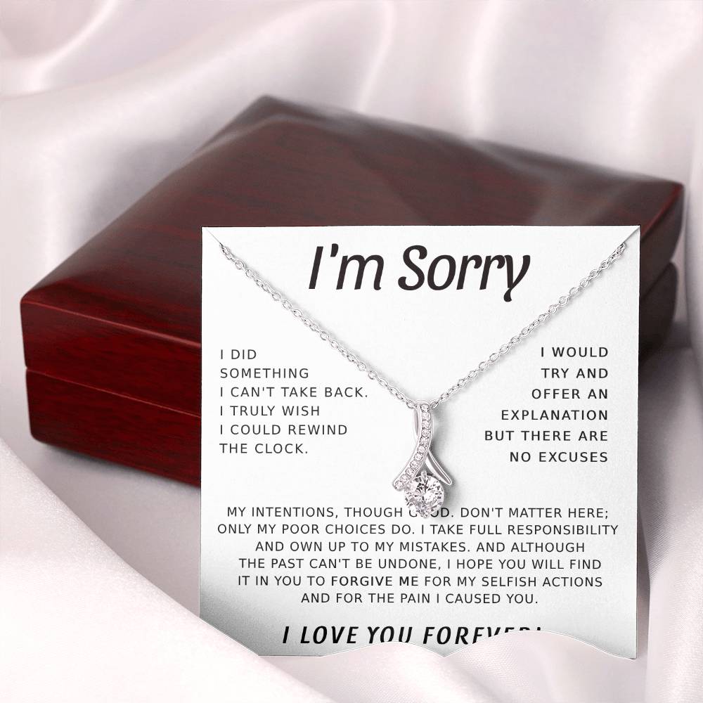 Apology Gift For Her - I Take Full Responsibility - Alluring Beauty Necklace