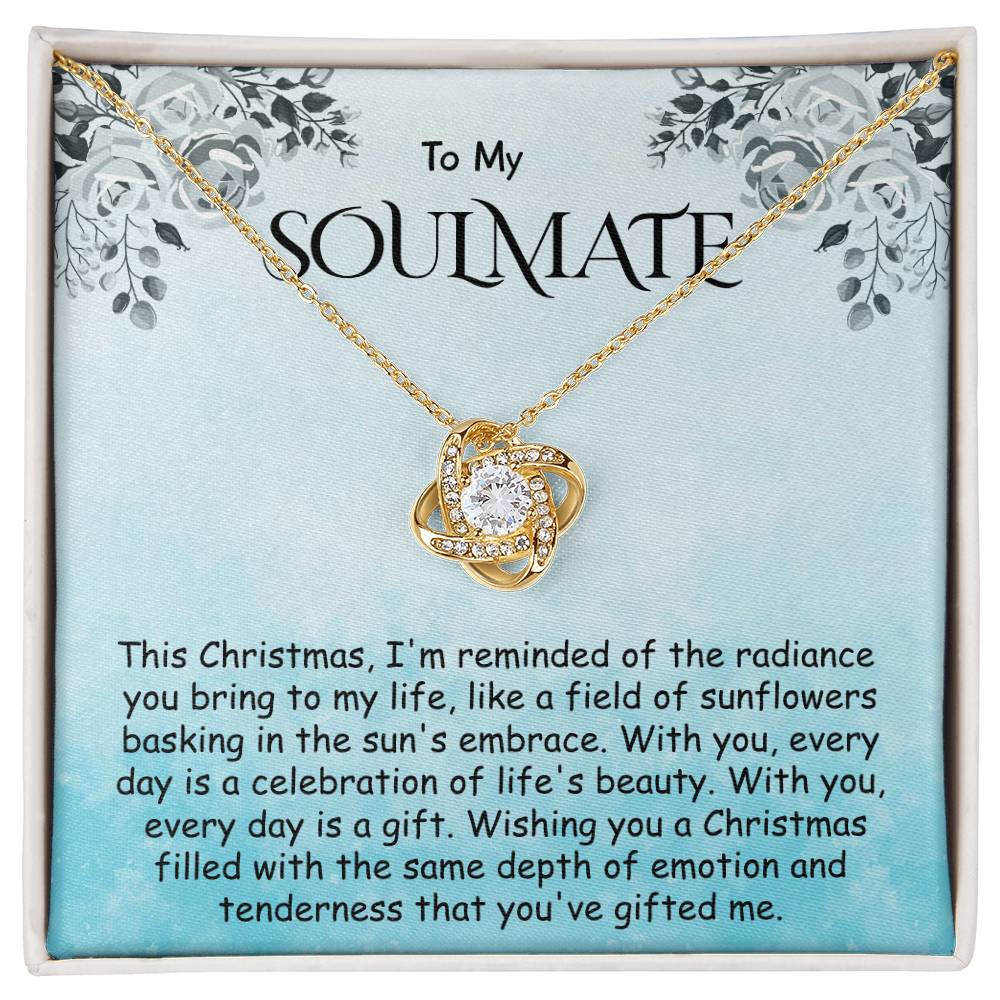 Love Knot Necklace - Christmas Radiance You Bring Soulmate