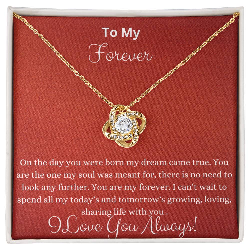 Love Knot Necklacee - Dreams Come True Fiance'