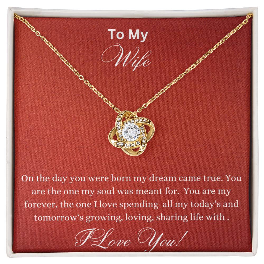 Love Knot Necklace - Dream Came True Wife