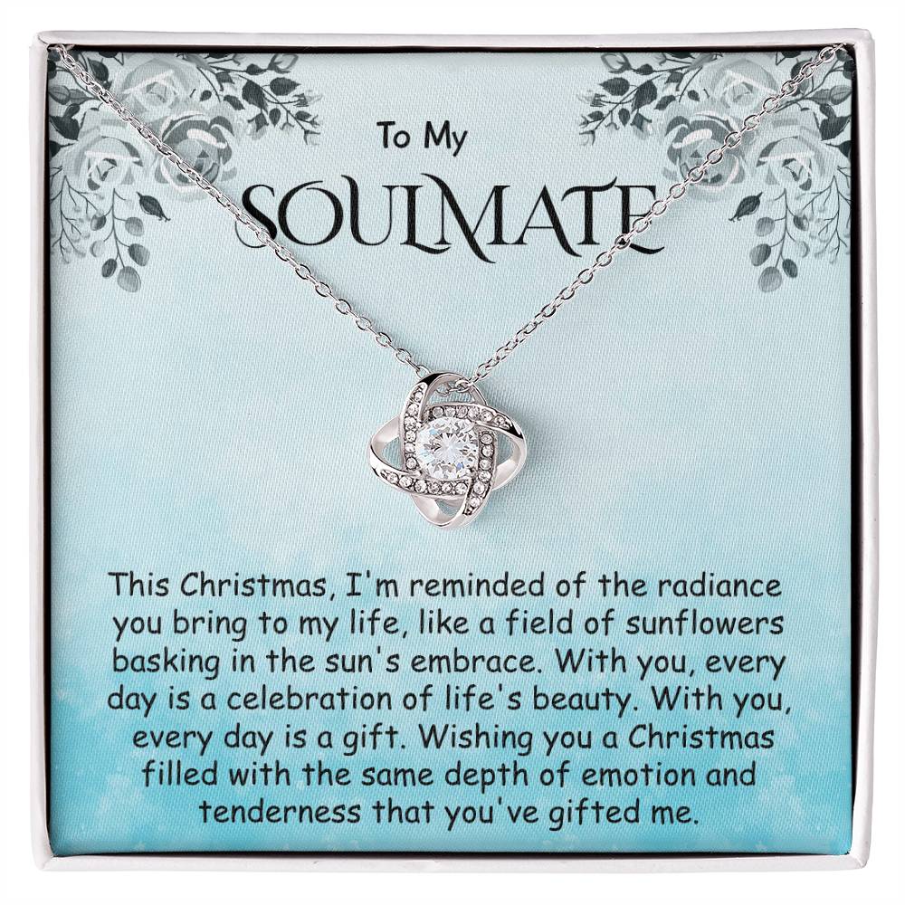 Love Knot Necklace - Christmas Radiance You Bring Soulmate