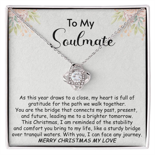 Love Knot Necklace - Christmas Draw Close to the Heart Soulmate