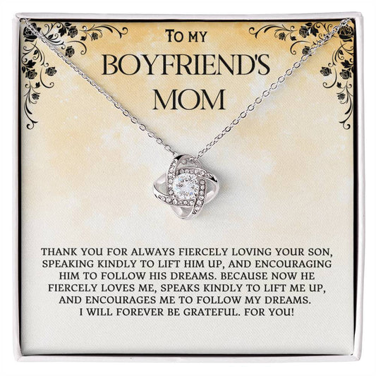 Love Knot Necklace - To Boyfriends Mom