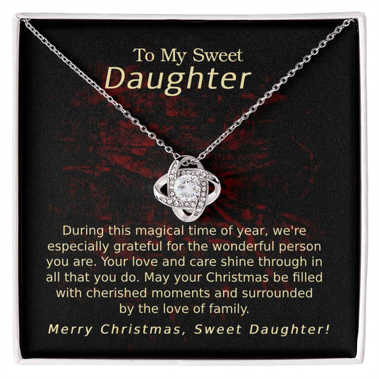 Love Knot Necklace - Magical Time of Year Daughter