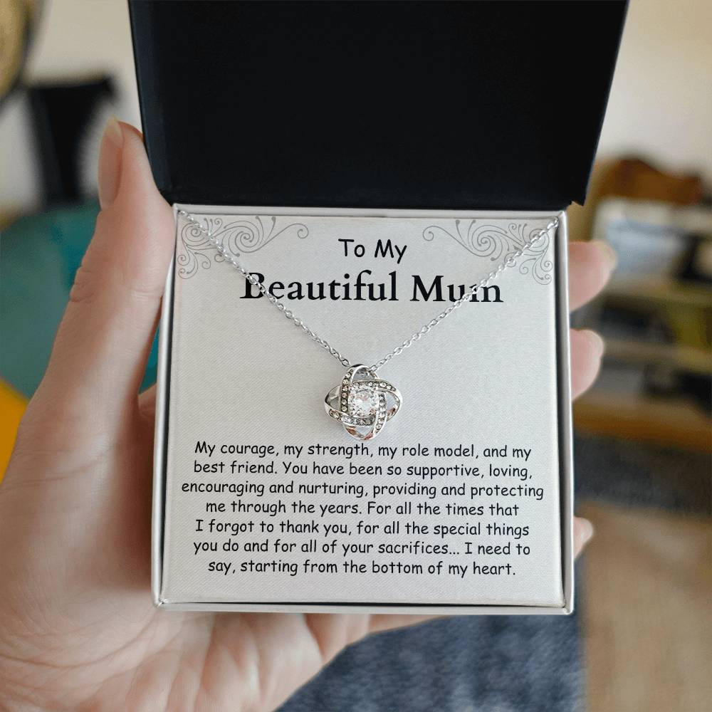 Best Selling Mother's Day Gift For Mum - Love Knot Necklace