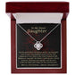 Love Knot Necklace Merry Christmas (Best Selling) - Sweet Daughter