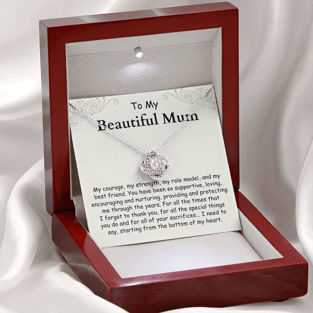 Best Selling Mother's Day Gift For Mum - Love Knot Necklace