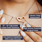 (TOP SELLER 🔥) Soulmate - Interlocking Hearts Necklace