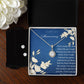 Eternal Hope Necklace + Clear CZ Earrings - Happy 1st Aniversary