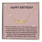 Perfect Birthday Gift - Custom Name Necklace