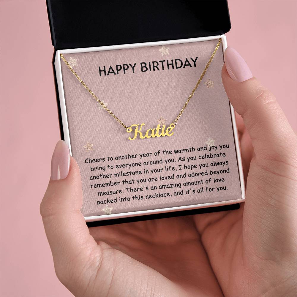 Perfect Birthday Gift - Custom Name Necklace