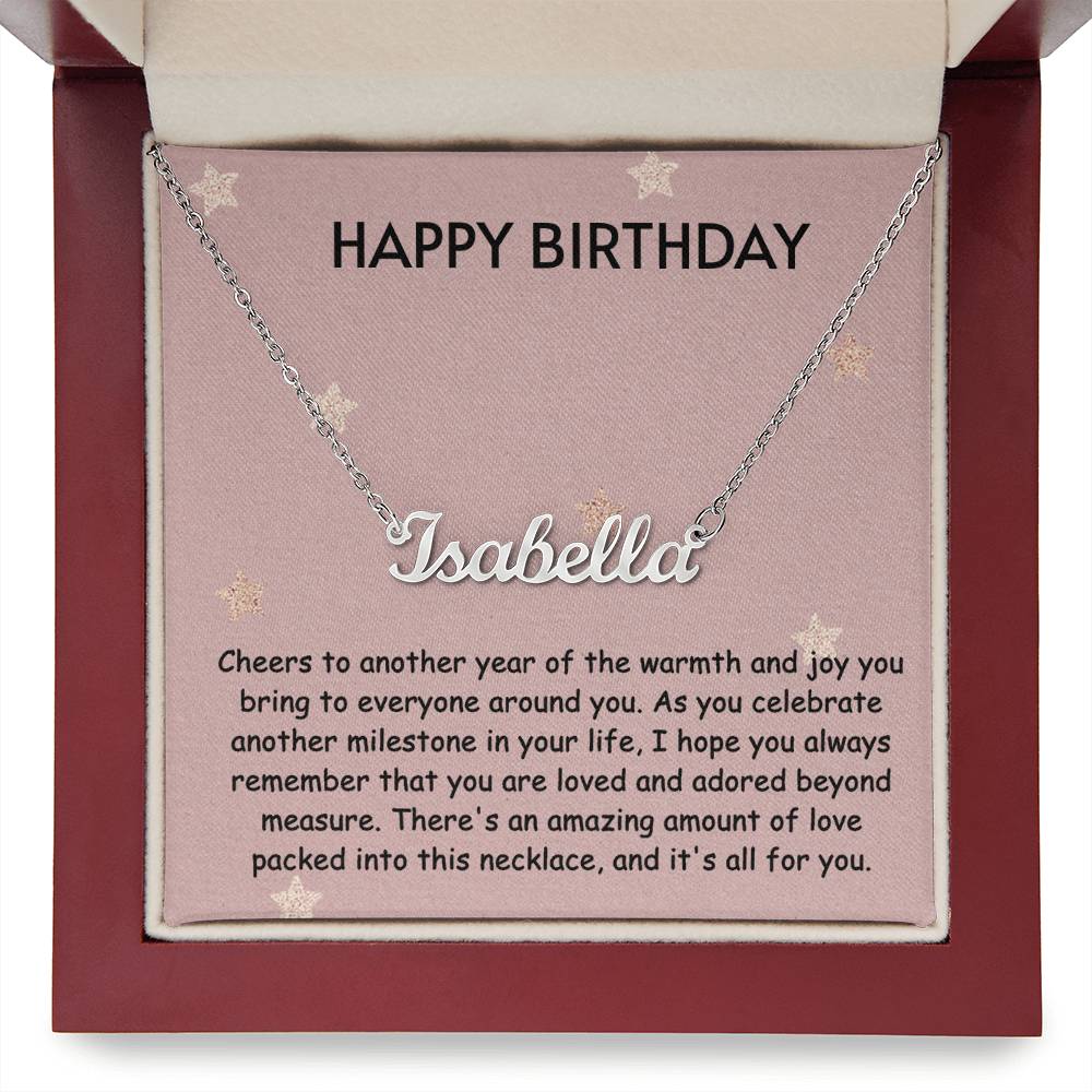 Perfect Birthday Gift - Custom Name Necklace