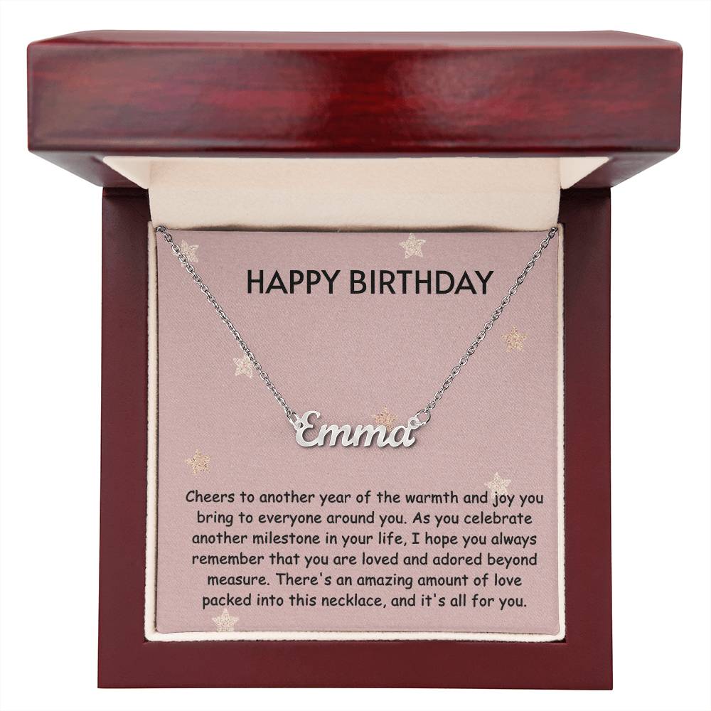 Perfect Birthday Gift - Custom Name Necklace