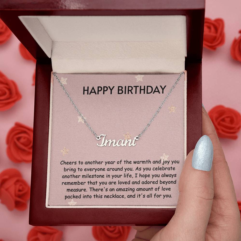 Perfect Birthday Gift - Custom Name Necklace