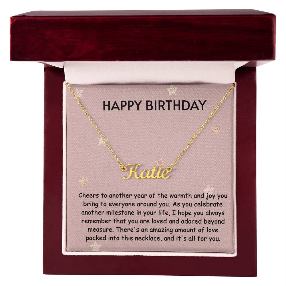 Perfect Birthday Gift - Custom Name Necklace